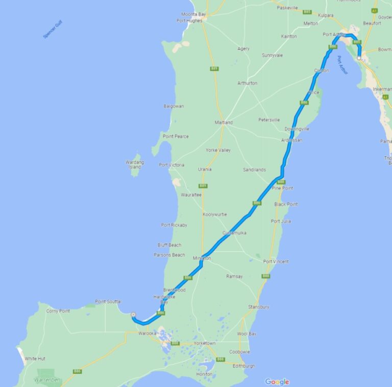 Where we are Point Turton Caravan Park